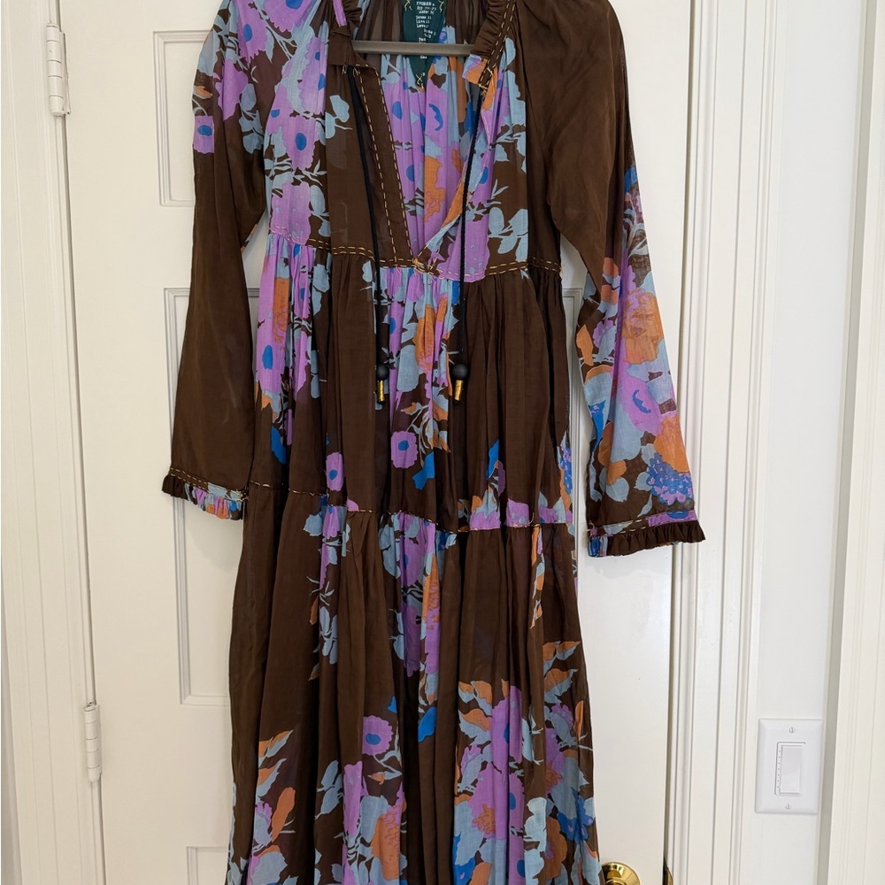 Bohemian Floral Long Sleeve Dress